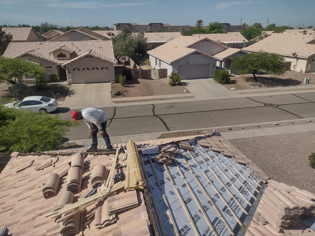 SBC Roofing project